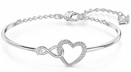 Heart Infinity Sterling Silver Bracelet